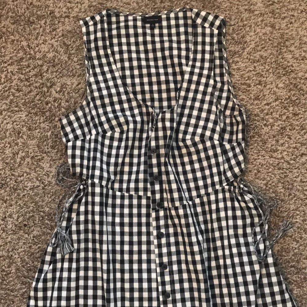 Checkerboard Dress Plus Size